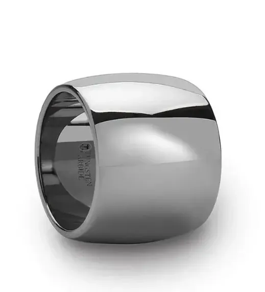 Domed Polished Finish Wedding Band 